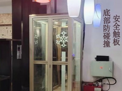 2层玻璃轿厢单独升降机家用观光电梯